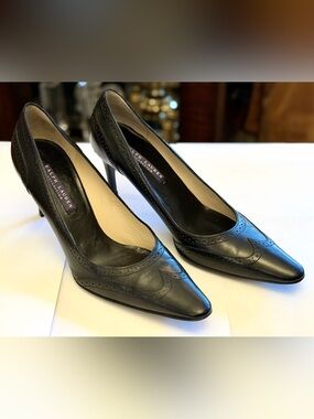 Ralph Lauren Purple Label heels, Size 7.5